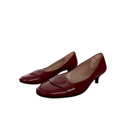 Hermès Vintage Pre-ownedLæderheels Rød, Dame Vintage Sko, Størrelse: 37 EU