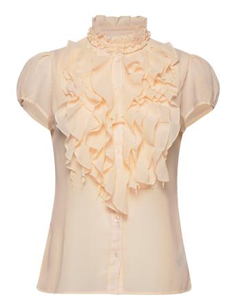 Liljasz Ss Shirt Blouses Short-sleeved Creme Saint Tropez