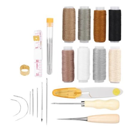 Nahkatyökalut, nahan ompelupussisarja, nahan ompeluneulat nahka ompeluun