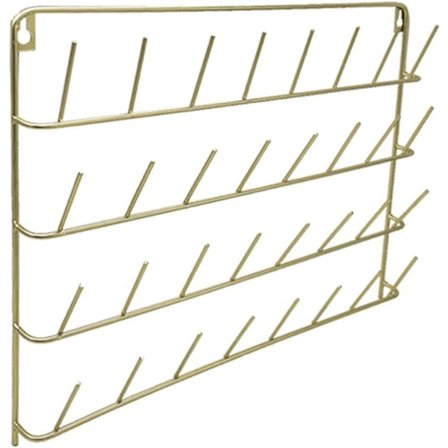 32 Spolar Sytrådshållare, Väggmonterad Hängare Separator Divider Verktyg Tillbehör Fläta Hållare för Garn Hår Fläta Kon Förvaring