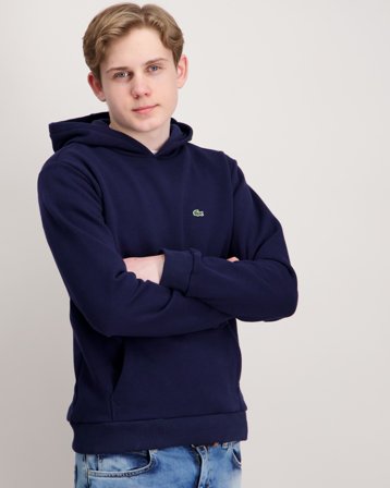 Lacoste SWEATSHIRT HOOD Blå Huvtröjor/Hoodies Kille - Kids Brand Store