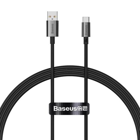 Baseus Superior-sarjan USB-A / USB-C-kaapeli 100W 1m - musta