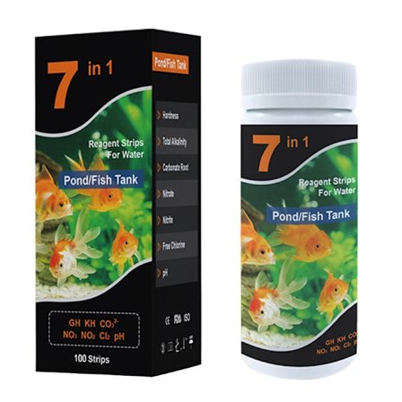50/100 stk. Akvarietest Sæt til Ferskvand Saltvand Dam Teststrips til Akvarium Test PH Nitritter Alkalinitet