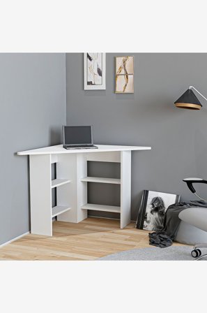 Hanah Home - Kirjoituspöytä Corner - Valkoinen - Kirjoituspöydät - - Homeroom