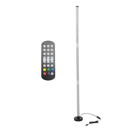RGB-lattiavalaisin, värinvaihtava LED-kulmalamppu, musiikintähtäys, 1000 himmennettävää tilaa, lattiavalaisin kaukosäätimellä huoneeseen, baariin