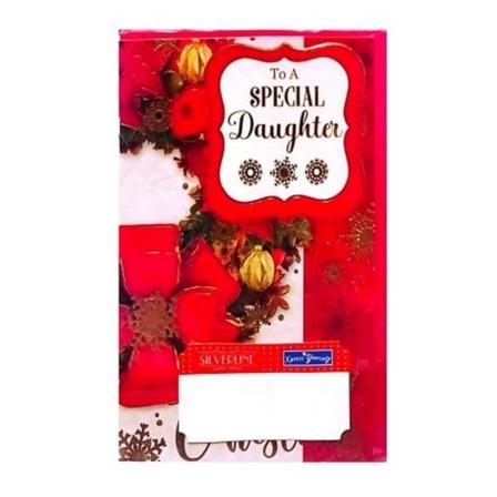 Simon Elvin Julhälsningskort till en speciell dotter (12-pack) O Red/White One Size