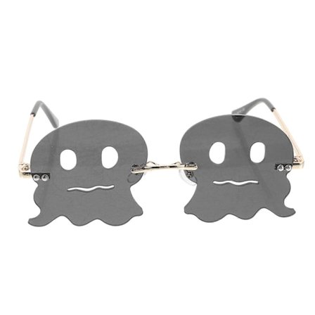 1 Par Kantløse Briller Spøgelsesform Disco Party Briller Rammeløse Briller