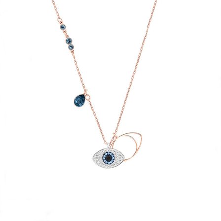 1 Devil's Eye Halsband Kedja Kvinnors Kristall Halsband