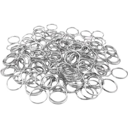 200 kpl irtoavainrenkaita askarteluun (25 mm 100 sarjaa, 28 sarjaa)