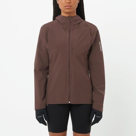 Salomon - Veste Shell pour femme Bonatti Trail - Coffee Bean