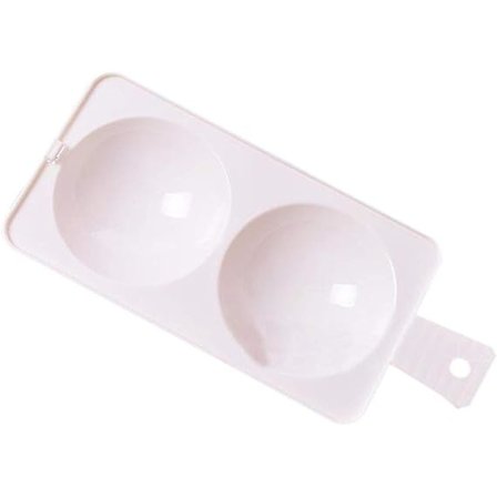 Mikrobølgeovn Dampet Æggeform Dampet Æggeboks Dobbelthuler Pocheret Æggemaskine Dampet Ovn Mikrobølgeovn Køkkenform