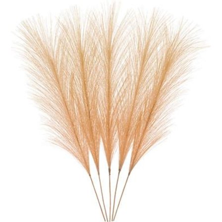 Påsk fjädrar / plym Brown 5 pack polyester Cult Design