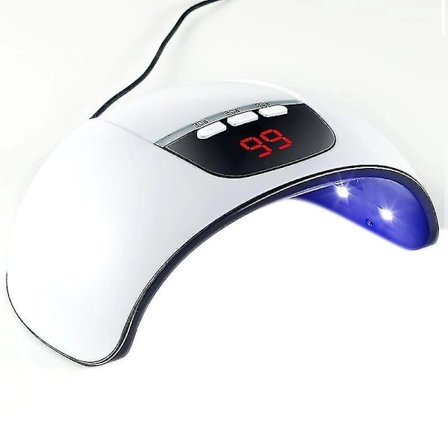 54w Nail Phototherapy Machine Uv Led Lamp Dual Light Source Induction Nail Lamp