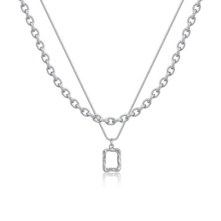 Ramlager Halsband Punk Choker Halsband Tjockt Halsband Kedja