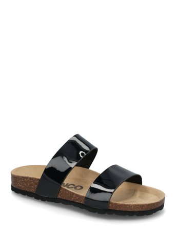 Bianco Biabetricia Twin Strap Sandal Patent Leather - Black - 41