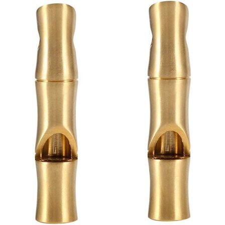 2st mini mässing nödsignal visselpipor Survival Tool