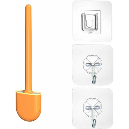 WC-harja, WC-harja, silikoninen WC-harja, WC-harjat kylpyhuoneisiin, seinäkiinnityksellä ja turbokuivauksella (valkoinen??)