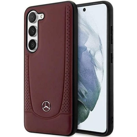 Mercedes MEHCS23SARMRE S23 S911 rød/rød hardcase i skinn Urban Bengale
