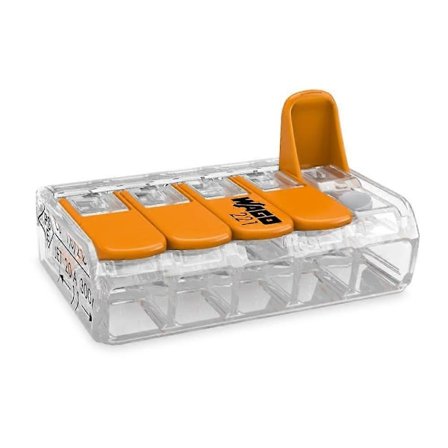 Wago 5-johtiminen Compact-liitäntäliittimet (10 kpl) 221-415Compact-liitäntäliittimet