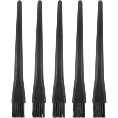 5 stk Antistatiske Rengjøringsbørster 16x18mm PV Plast Ledende Børstehår Smale Antistatiske ESD-Børster for Rengjøring av PCB Bærbar Datamaskin 
