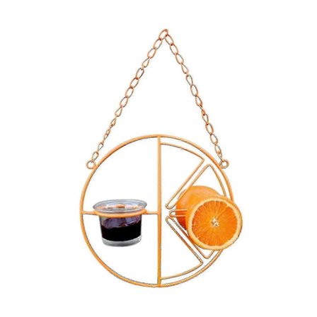 Fuglefoder Orange Kolibrier Foder Hængende Fuglefoder 1 Stykke, Orange QVB