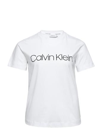Inclusive Core Logo T-Shirt T-shirts & Tops Short-sleeved Hvit Calvin Klein