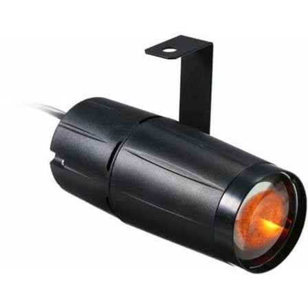 AC90-240V 10W mini scene spotlight lille europæisk standard, gult lys - gult lys