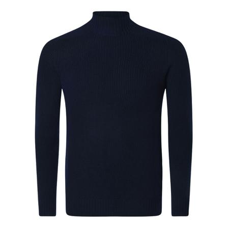 Gran Sasso, Turtleneck Trui Blauw, Heren, Maat:M
