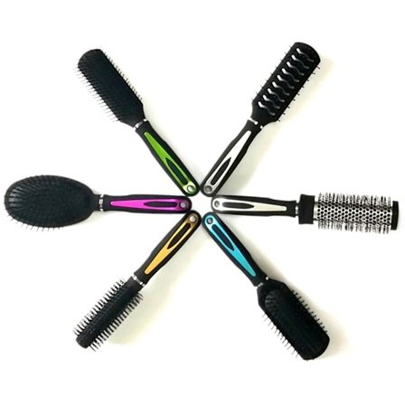 6-Pack Exklusiva Stora Hårborstar - hårborste