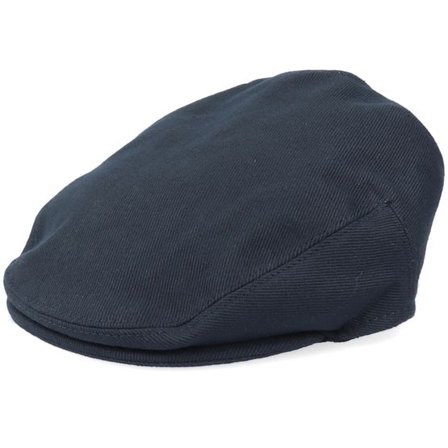 Jaxon & James - Blå flatcap Keps - Kids Cotton Flat Cap Navy Flat Cap @ Hatstore