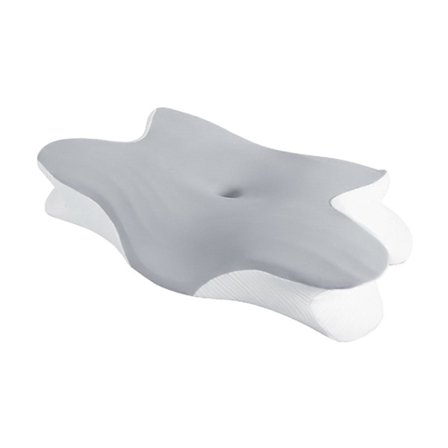 QU*Nakkepude til søvn, ergonomisk nakkepude, ortopædisk nakkepude med memoryskum og vaskbart betræk til nakke- og skuldersmerter