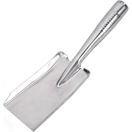 Havespade i Rustfrit Stål, Lille Havegreb, Mini Håndspade, Perfekt til Plantning, Omplantning, Lugning, Gravning