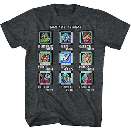 Startskärm Mega Man T-shirt Kläder