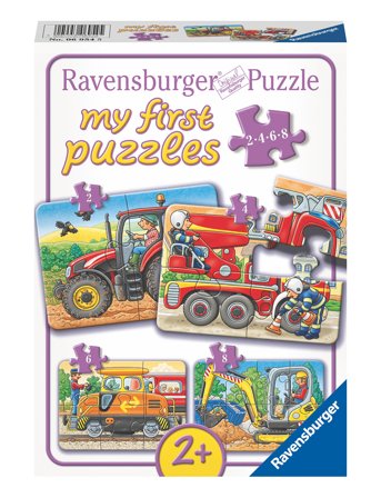 Hard At Work 2/4/6/8P Patterned Ravensburger