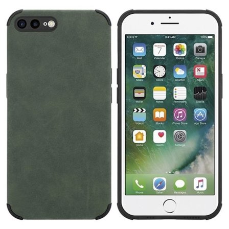 Fodral för Apple iPhone 7 PLUS / 7S PLUS / 8 PLUS Fodral i smaragdgrönt Elegant TPU silikonfodral