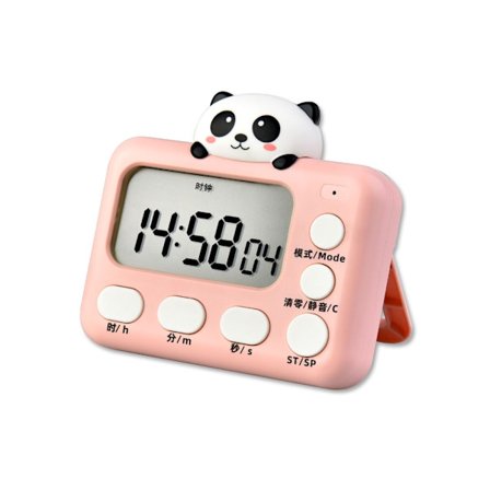 Tegneserie Dyre Digital Timer Elektronisk Vekkerklokke Magnetisk Nedtellingstimer Skrivebord LCD Digital Skjerm Klokke Timer