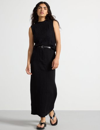 Lindex Skirt Winny - Black - 36