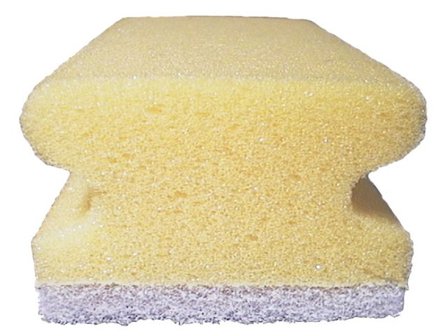 Hygienteknik Rengöringssvamp med grepp vit - Lyreco - Städ och hygien - Städredskap - Svampar och skurblock