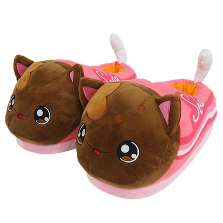 Meemeows Katte Plys Sko Søde Anime Tegneserie Aphmau Plys Kat Fyldt Dyr Plys Sko Gave Til Fans Børn