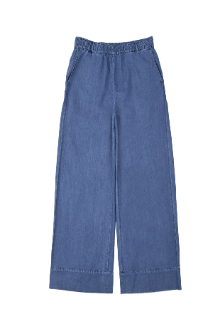 Wera Pull on-byxa i denim LESLIE Jeans Blå 44