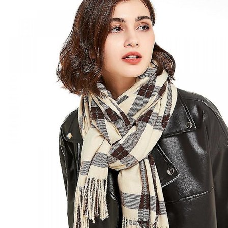 Cashmere tørklæde til kvinder, efterår og vinter, klassisk varmt sjal, nyt