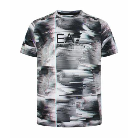 Emporio Armani Ea7, T-Shirts Wit, Heren, Maat:L