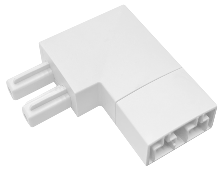 Aneta Lighting Scanled PRO 71237-70 Skjøt 90°, venstre Hvit, Belysning