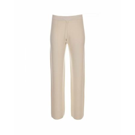 Fabiana Filippi, Wide Trousers Beige, Dames, Maat:S,Katoen