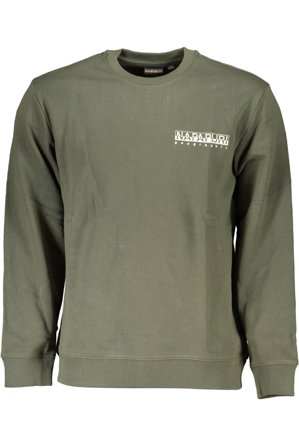 Napapijri Felpa Senza Zip Uomo Verde
