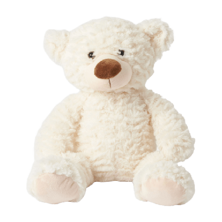 Åhléns Gosedjur nalle WALTER Mjukisdjur Vit 30CM