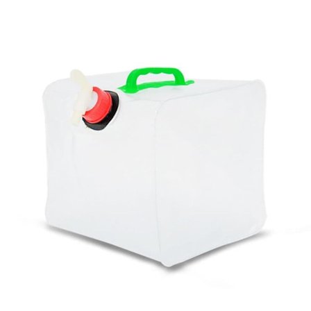 2-pack 10L Hopfällbar Vattendunk med Kran - Vattenbehållare