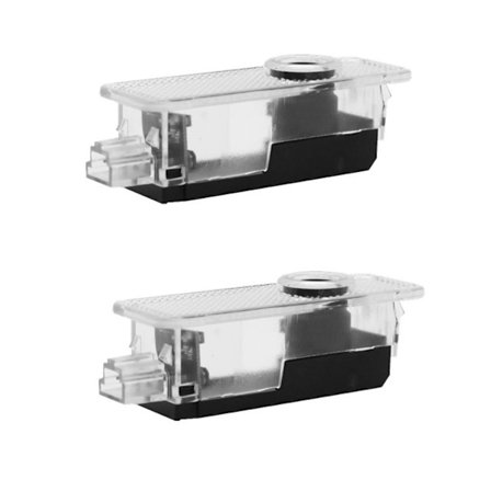 2PCS Emblem LOGO Projector Car Door Welcome Light For Benz Audi