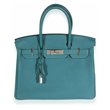 Hermès, Handbag Blauw, Dames, Maat:ONE Size
