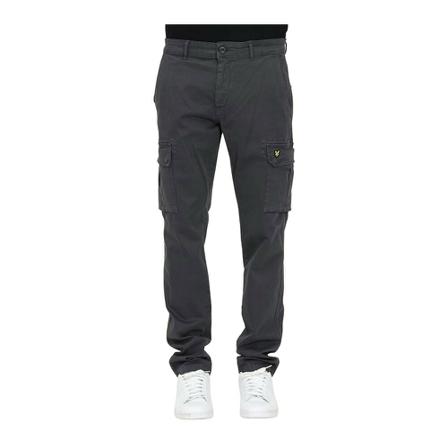 Lyle & Scott Straight Broek , Grijs , Heren , Maat: W33